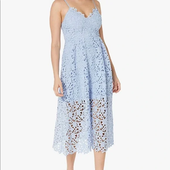 knee length dresses for ladies Pellagia Eyelet Midi Dress main image 1